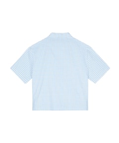 Uniseks overhemd blauw