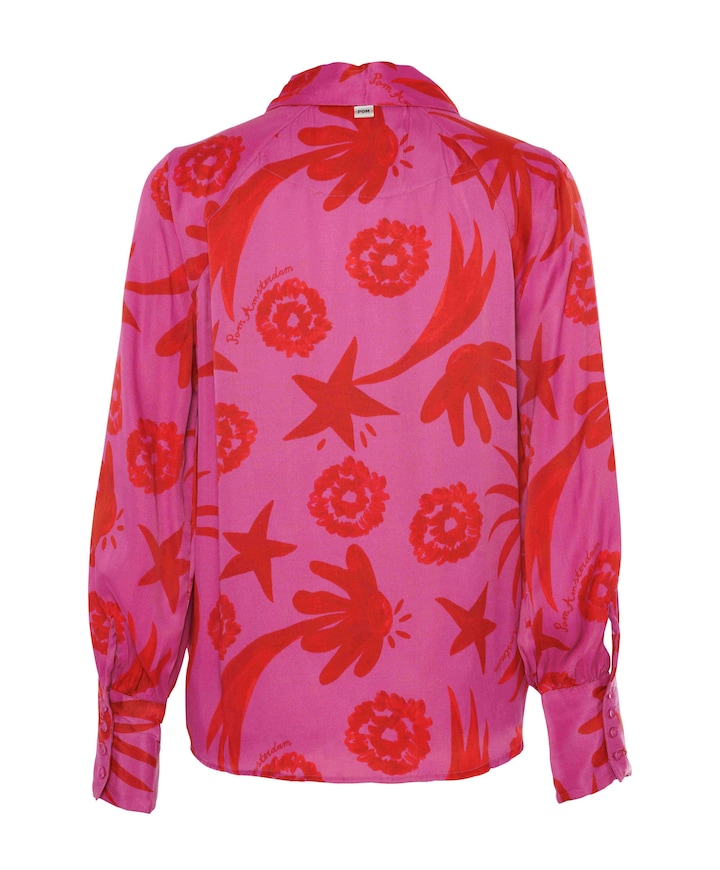 Dames blouse roze