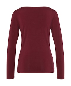 Dames longsleeve bordeaux