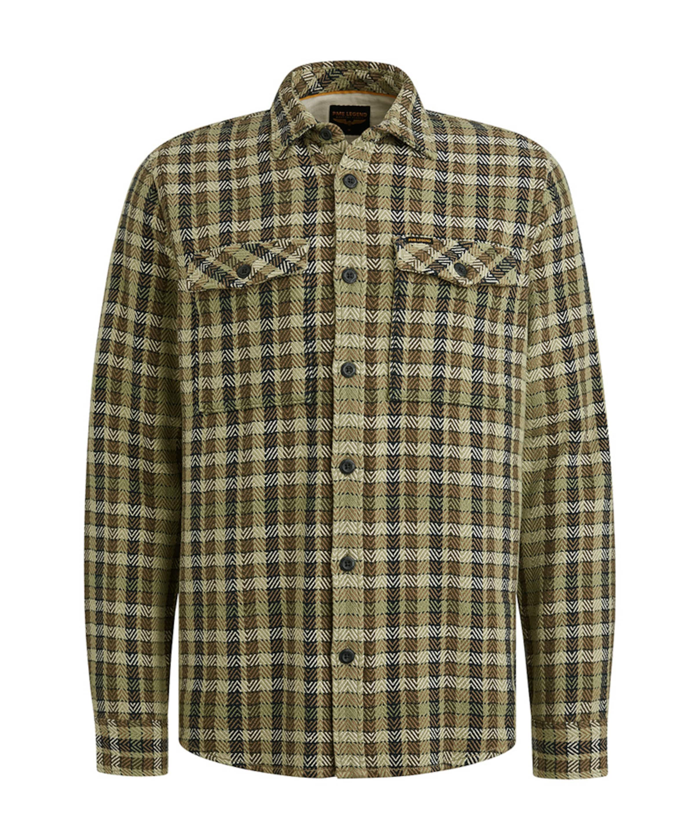 Overshirt lange mouw groen