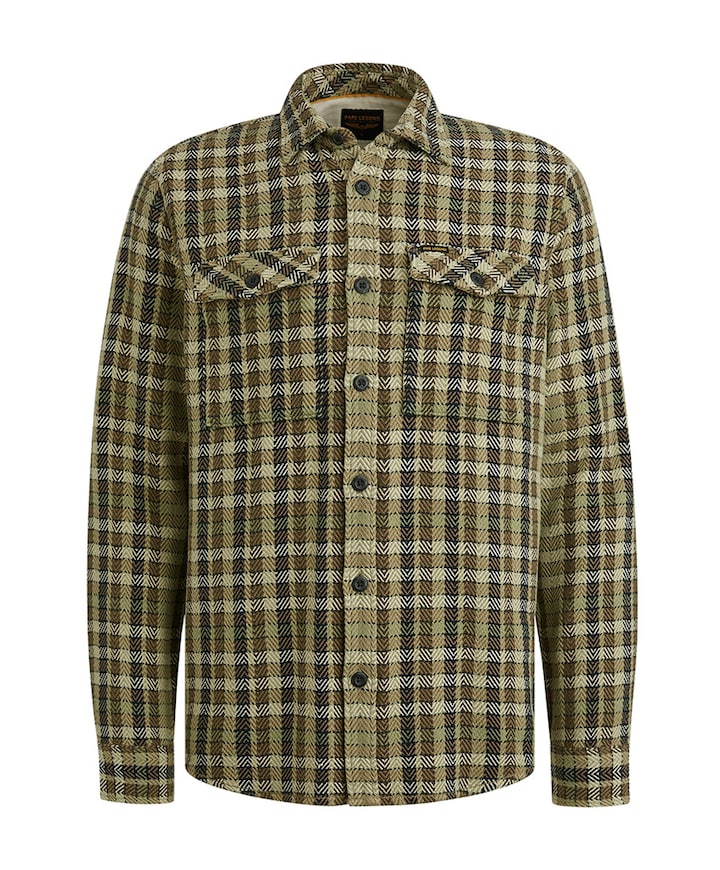 Overshirt lange mouw groen