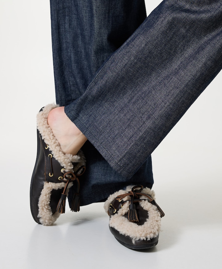 dames instappers bruin