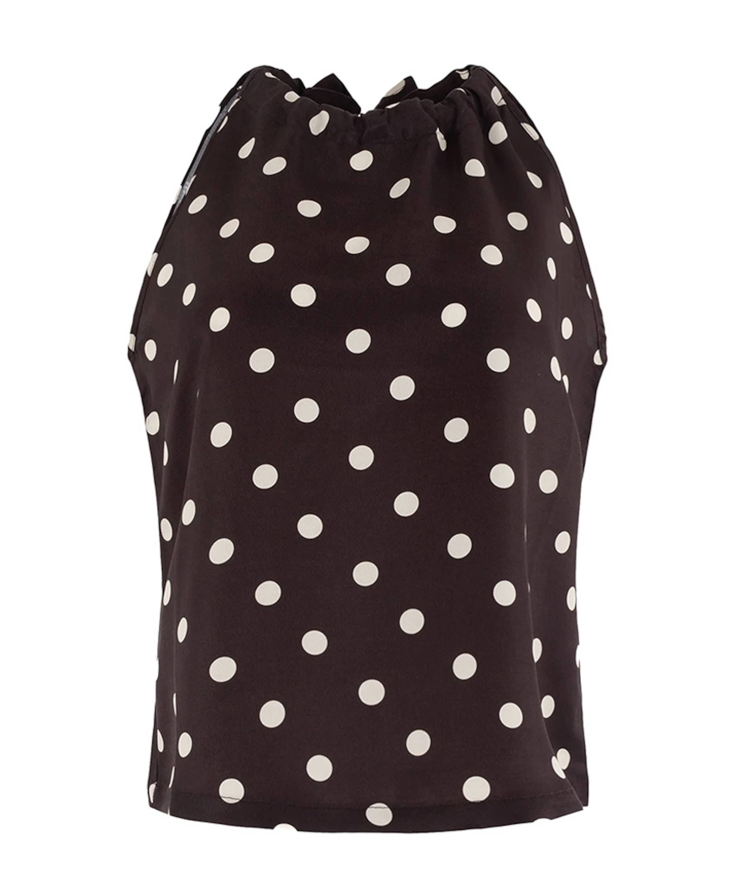 Dames top bruin