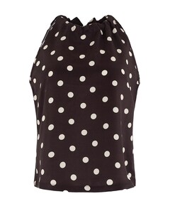 Dames top bruin