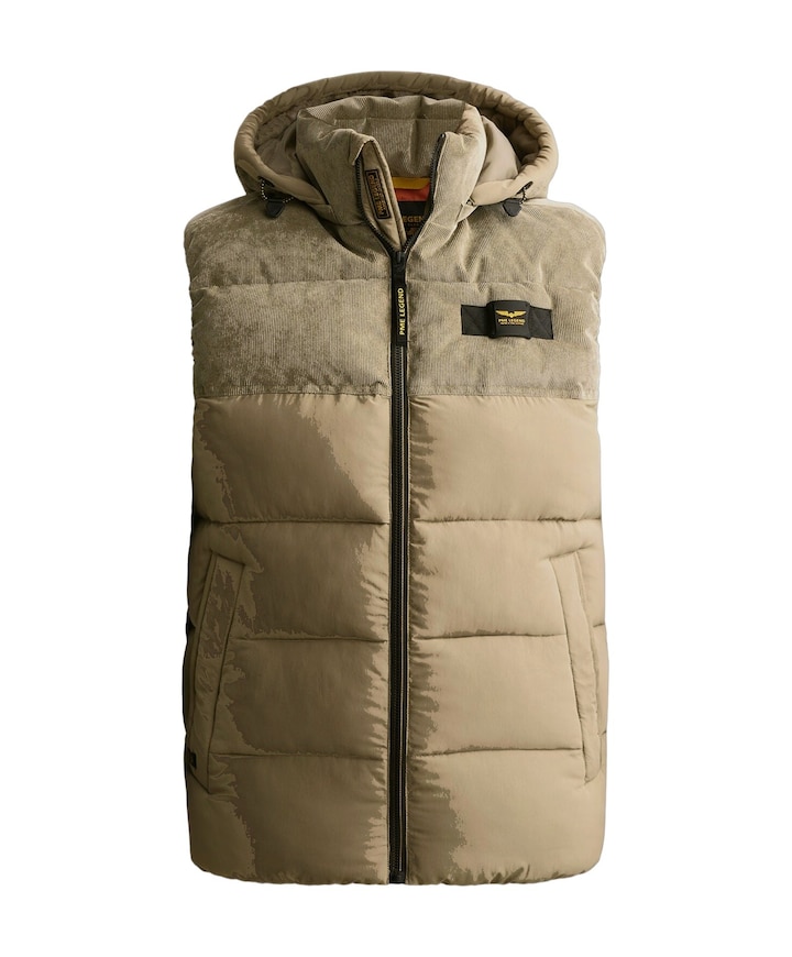 Heren bodywarmer groen