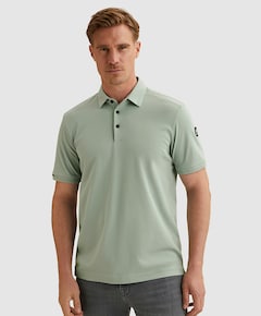 Heren polo blauw