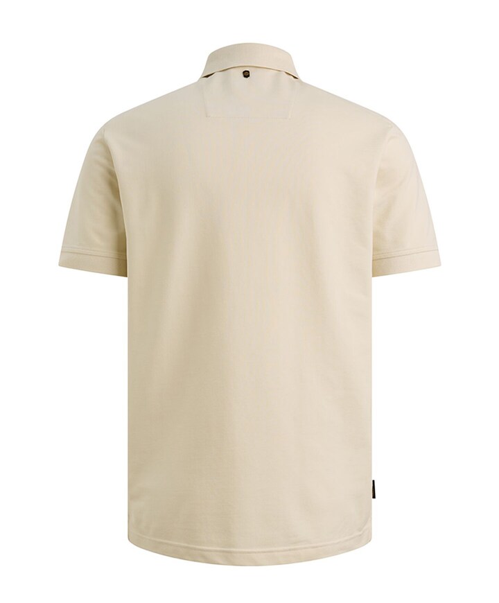 Heren polo ecru