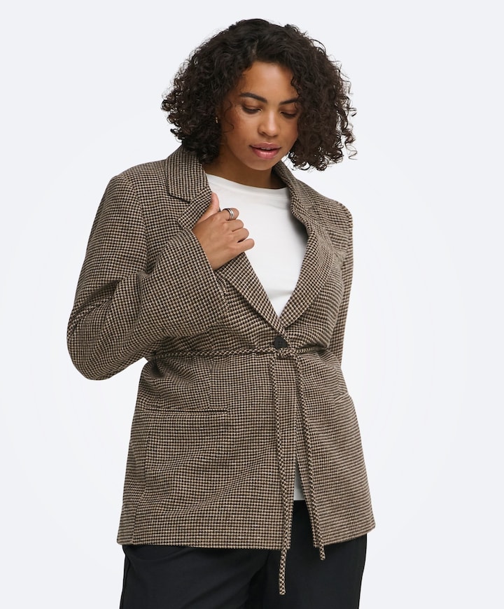 Dames blazer beige