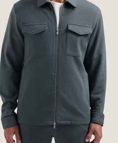 Heren overshirt groen