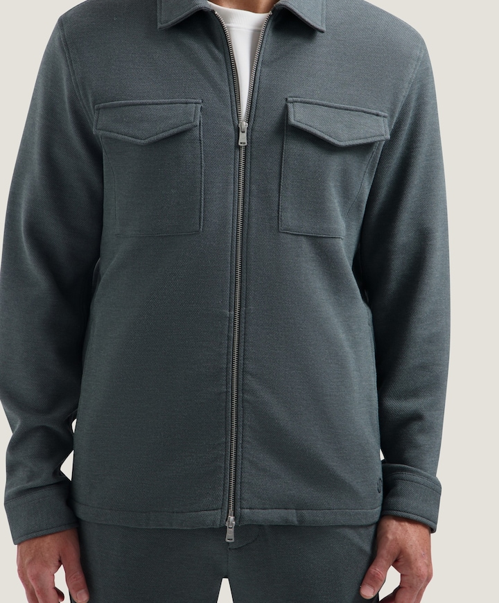 Heren overshirt groen
