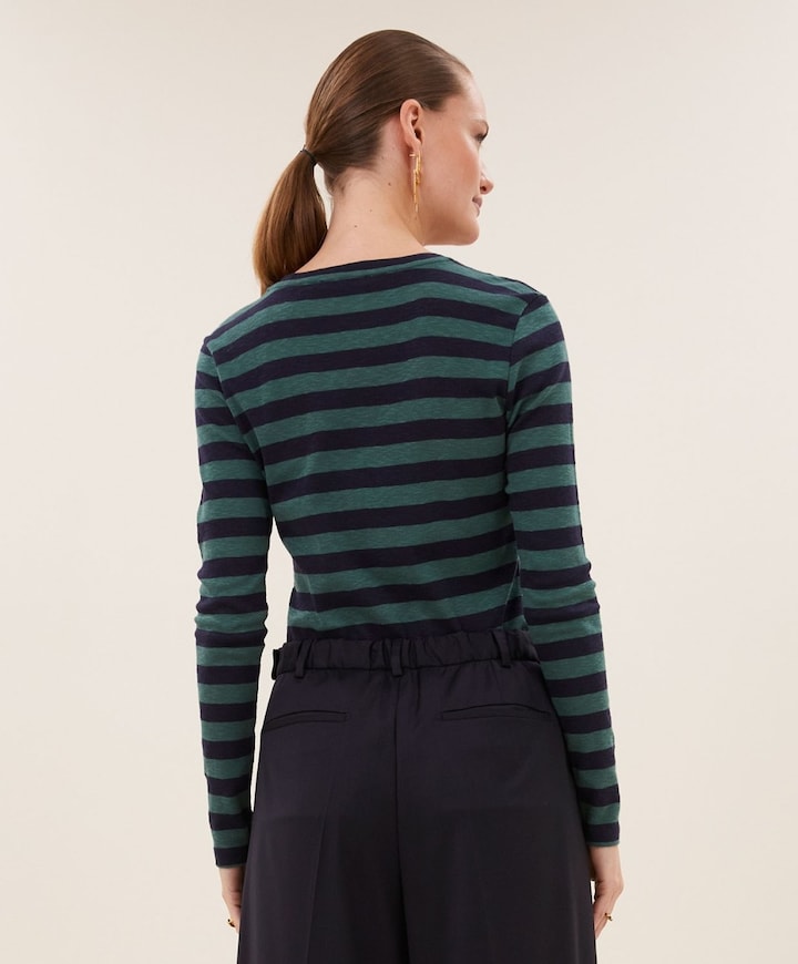 Dames longsleeve groen