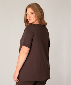 Dames T-shirt bruin