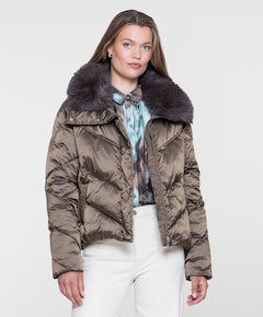 Dames jas bruin