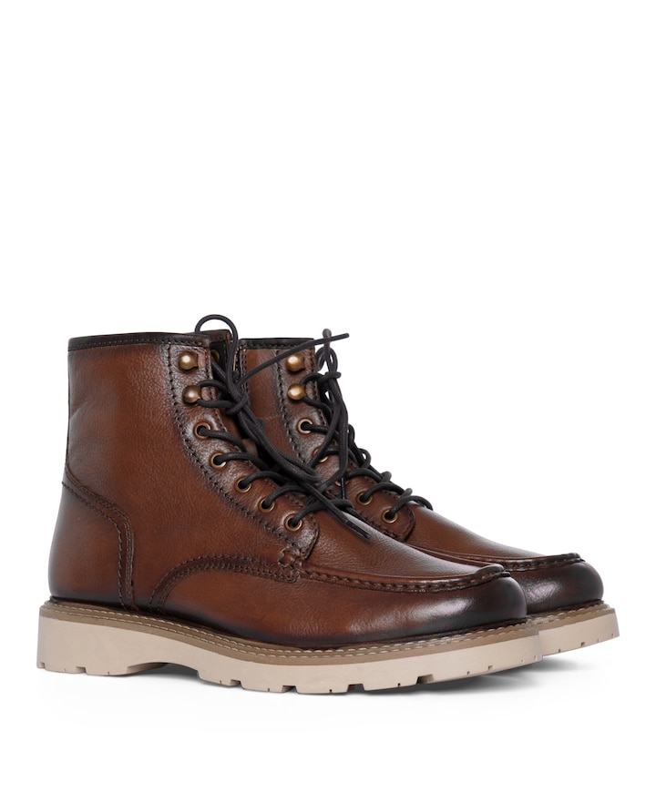 heren veterboots bruin