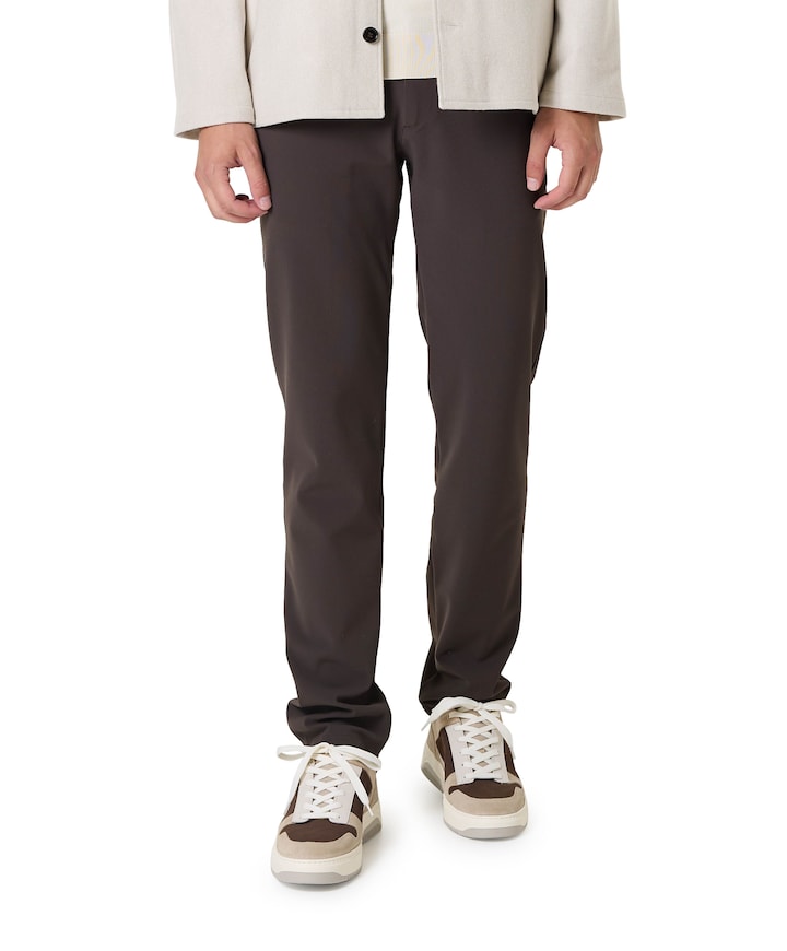 Sensitive Travel Bonded heren broek bruin