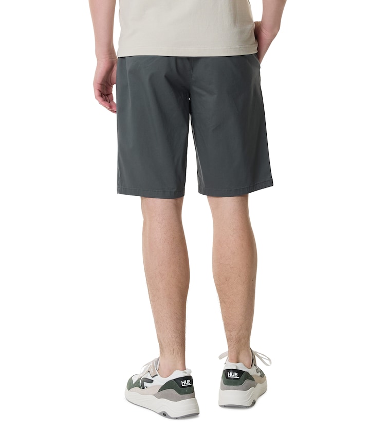 Shorts Chino Stretch heren korte broek grijs