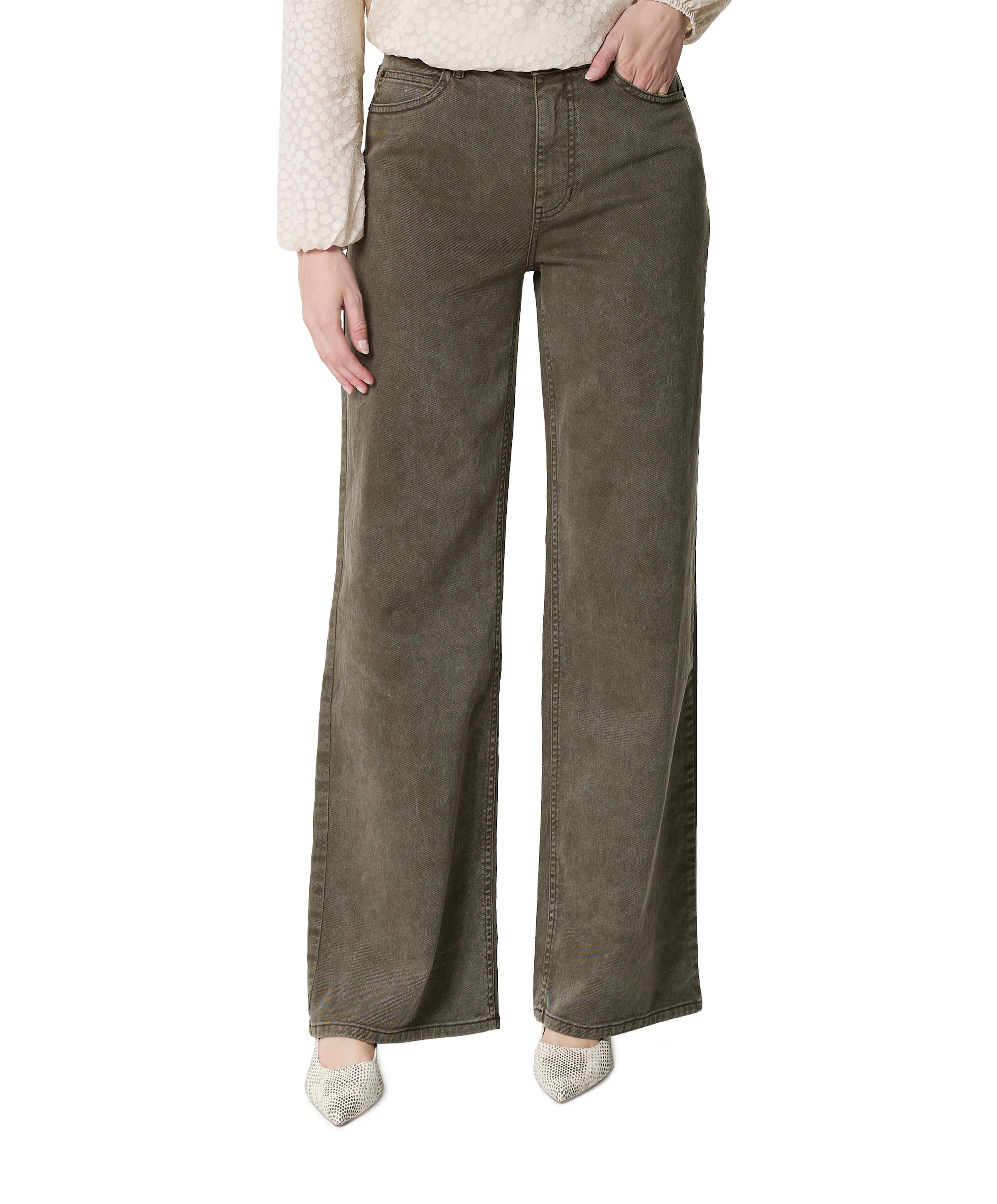 67a41-02Billie dames jeans groen