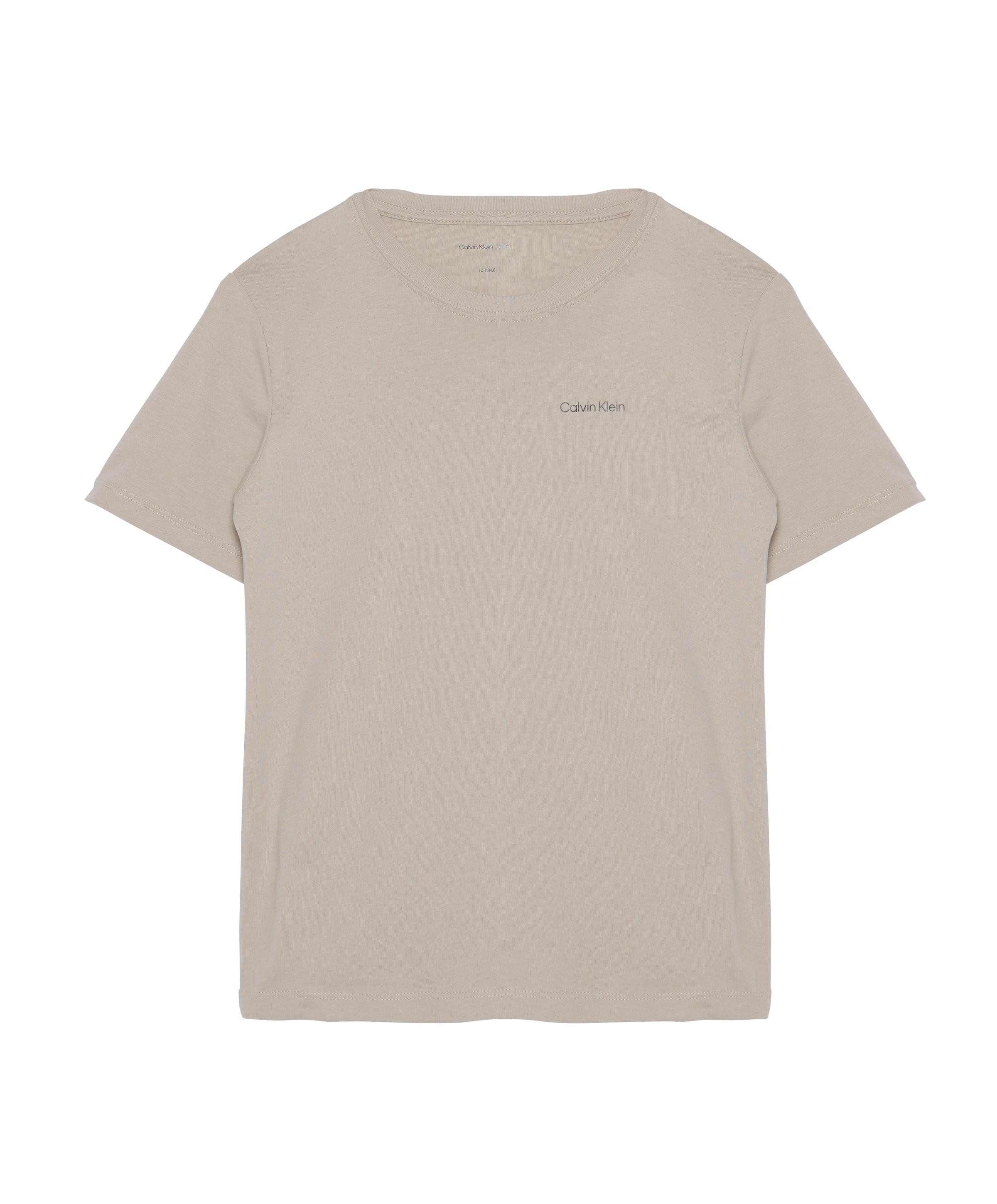 Uniseks t-shirt beige
