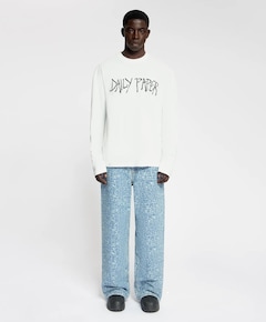 Heren longsleeve wit