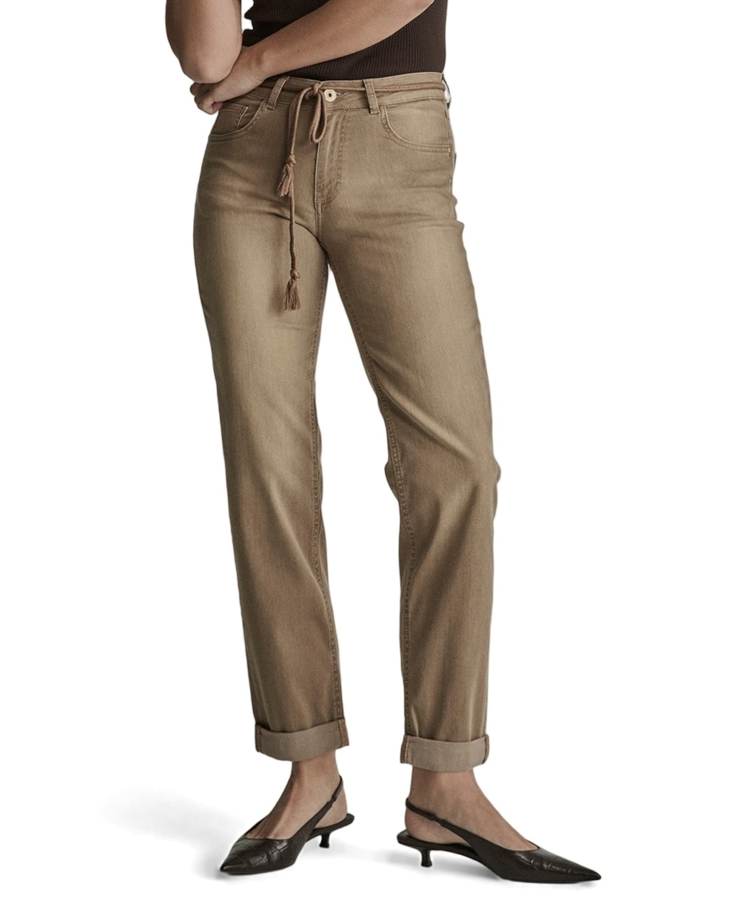 Bobby - Vintage Denim - 630 - Green dames jeans beige