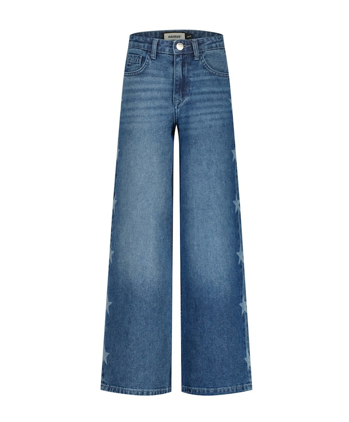 Monaco Star meisjes jeans blauw