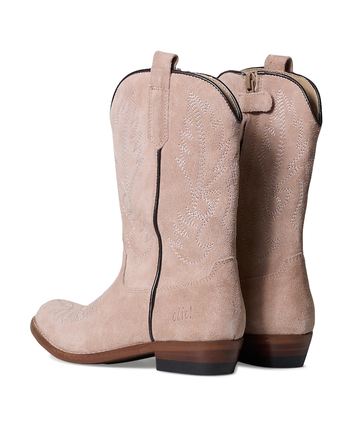 Country cuero meisjes laarzen roze