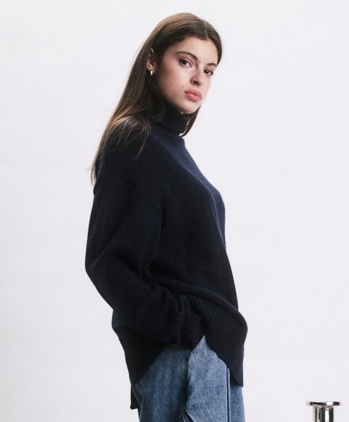 Dames trui blauw