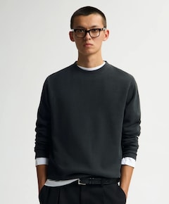 Heren longsleeve grijs