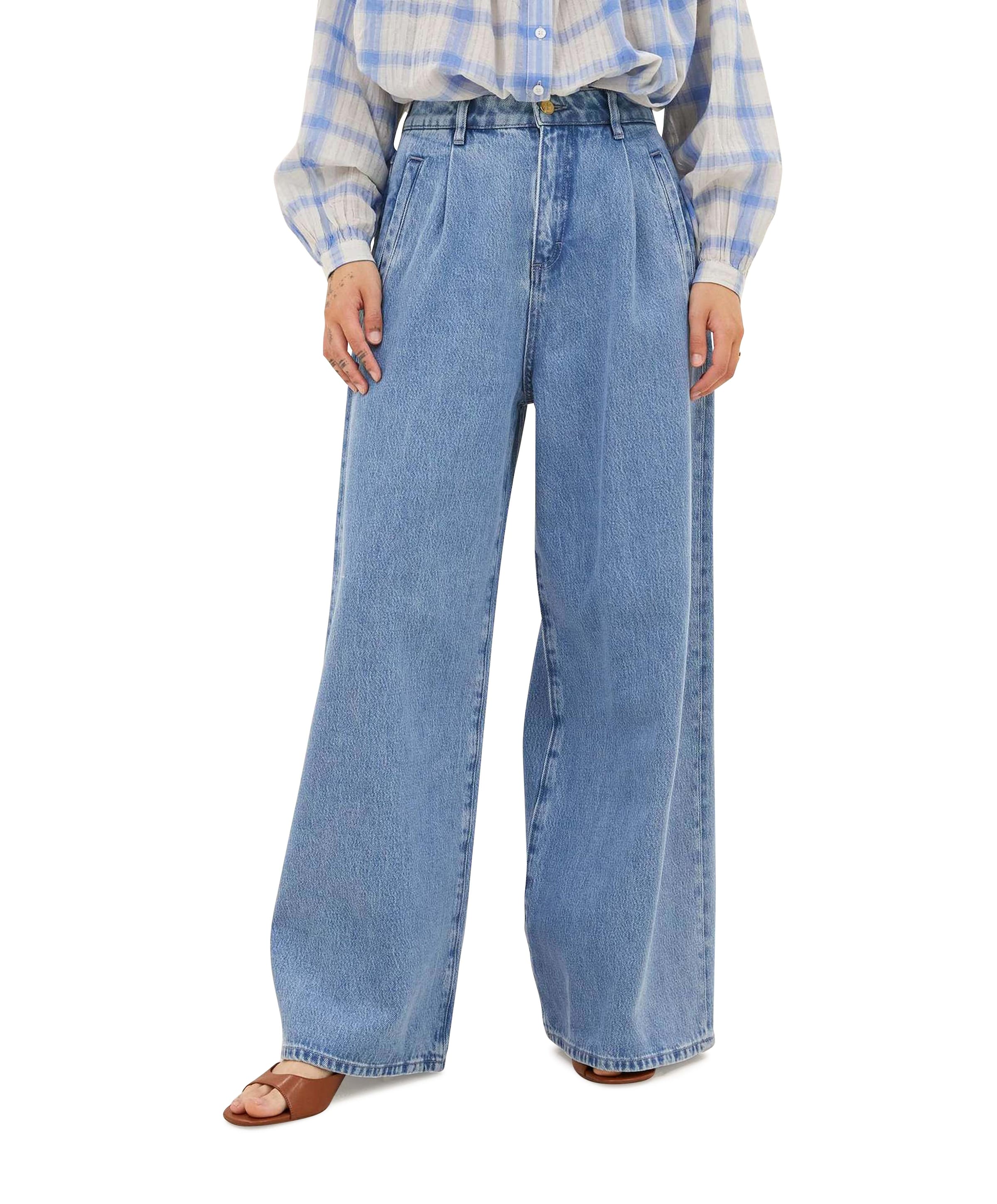 lux dames jeans blauw