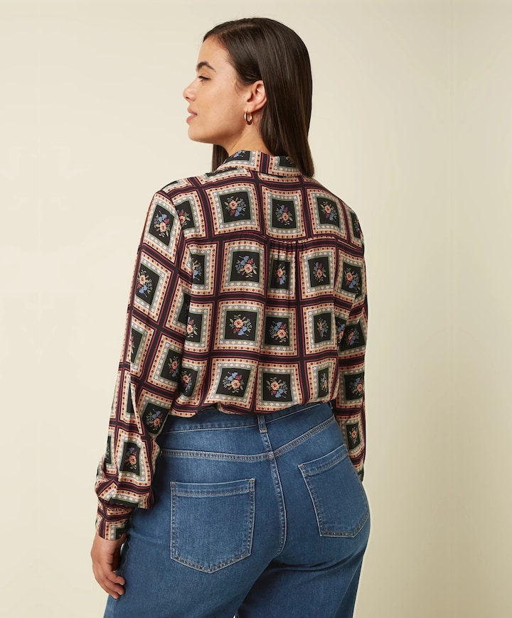 Dames blouse zwart