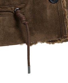 Dames gilet bruin