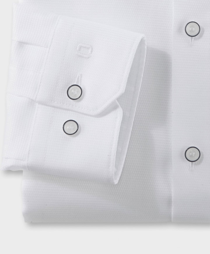 Heren overhemd lange mouw wit