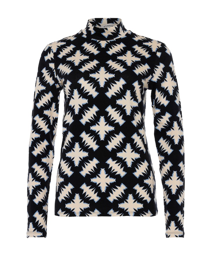 Dames longsleeve zwart