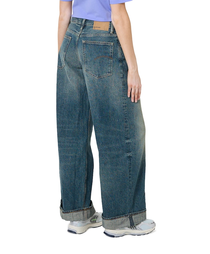 Roxx Wide Wmn dames jeans blauw
