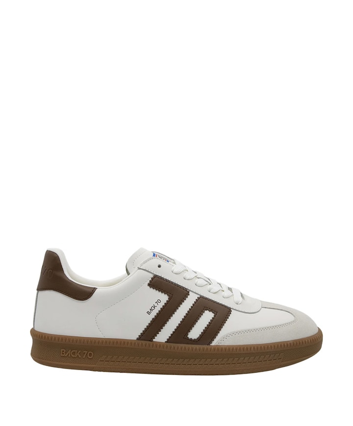 DOUBLE heren sneakers wit