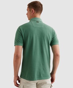 Heren polo blauw