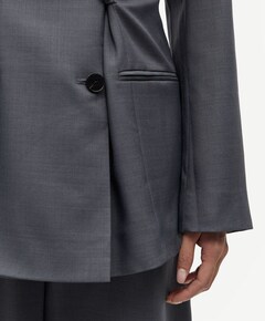 Dames blazer grijs