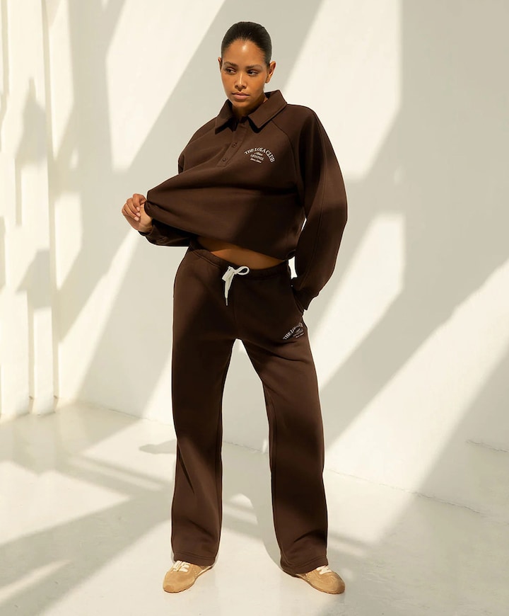 Maya dames trainingsbroek bruin