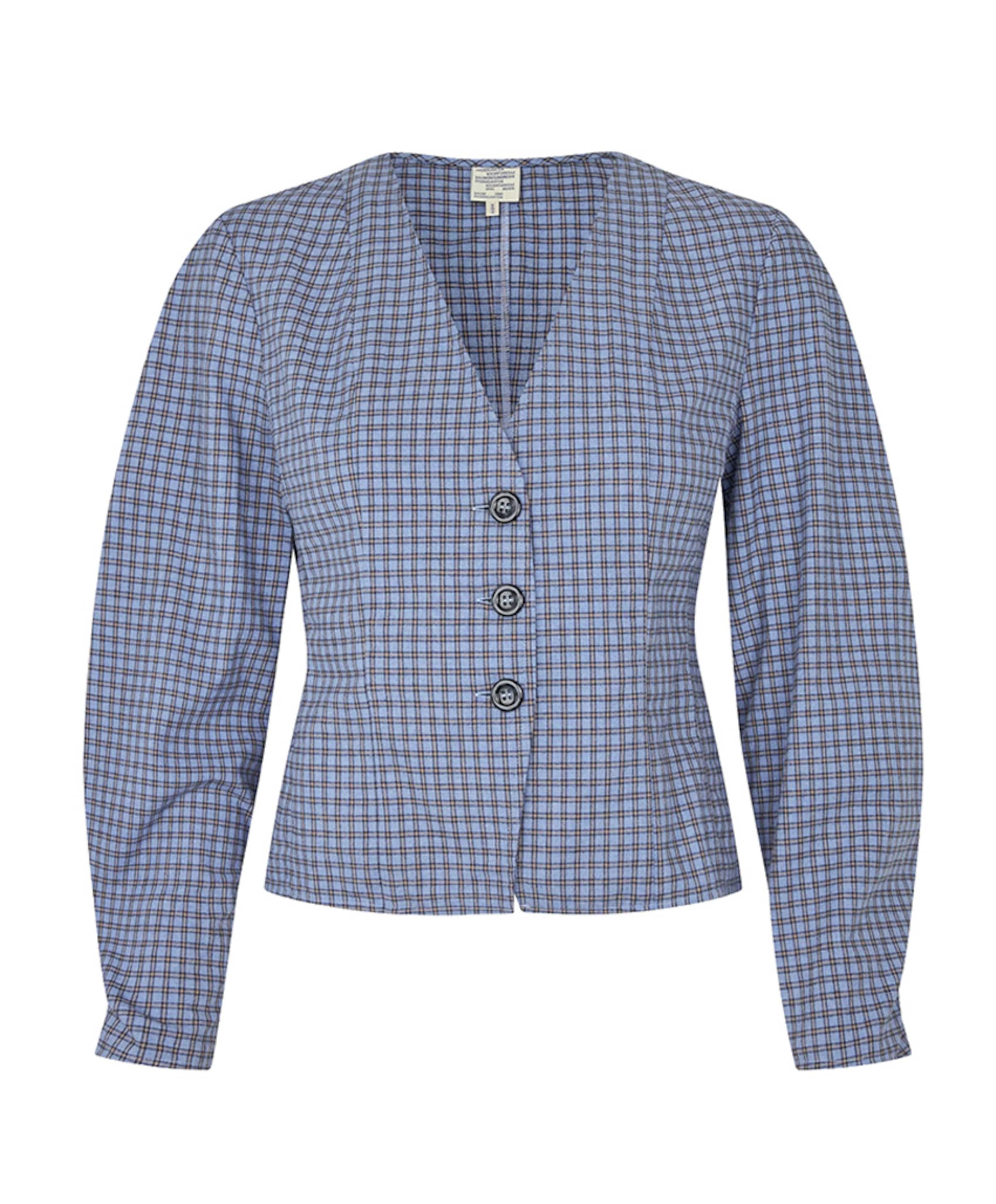 Dames blouse blauw