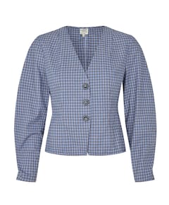 Dames blouse blauw
