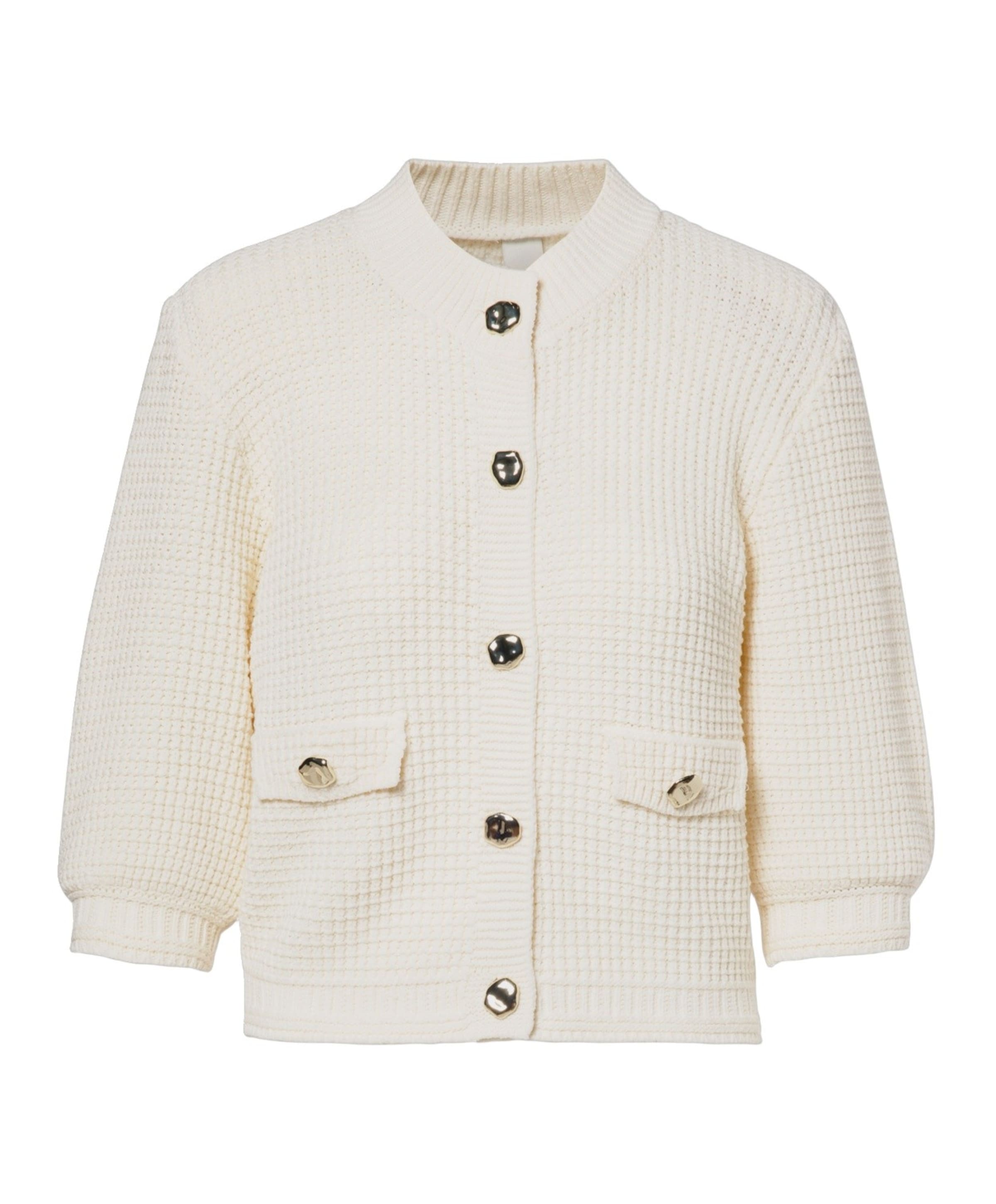 Dames vest ecru