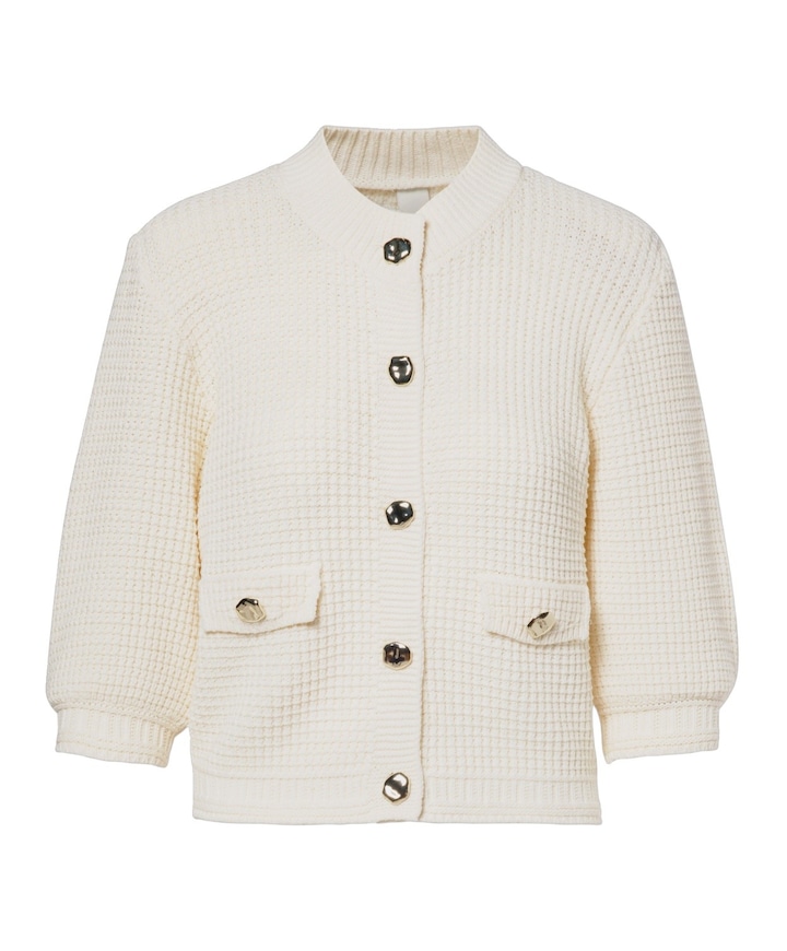 Dames vest ecru