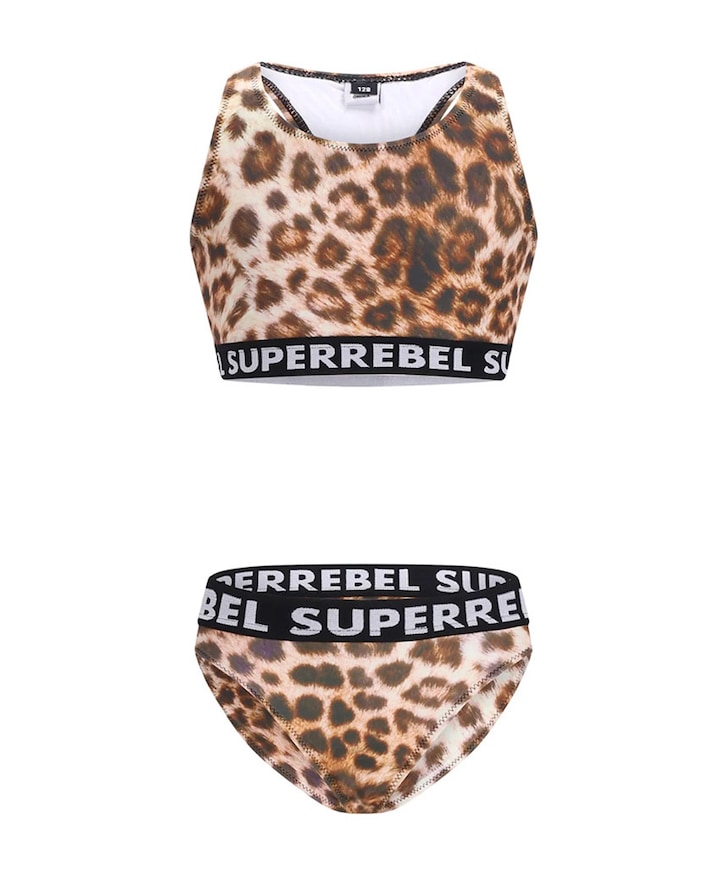 Meisjes bikiniset bruin