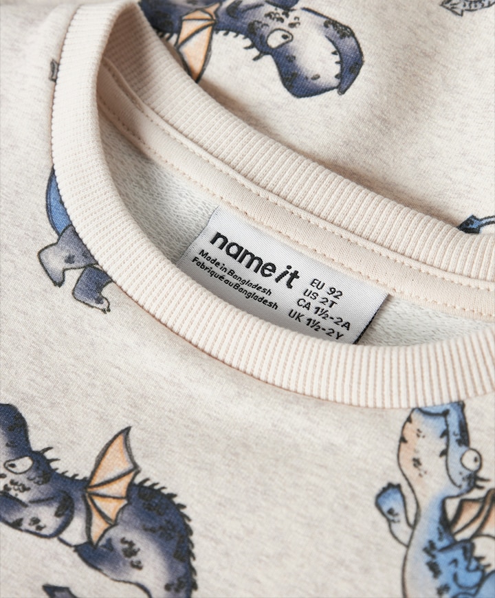 Jongens sweater beige