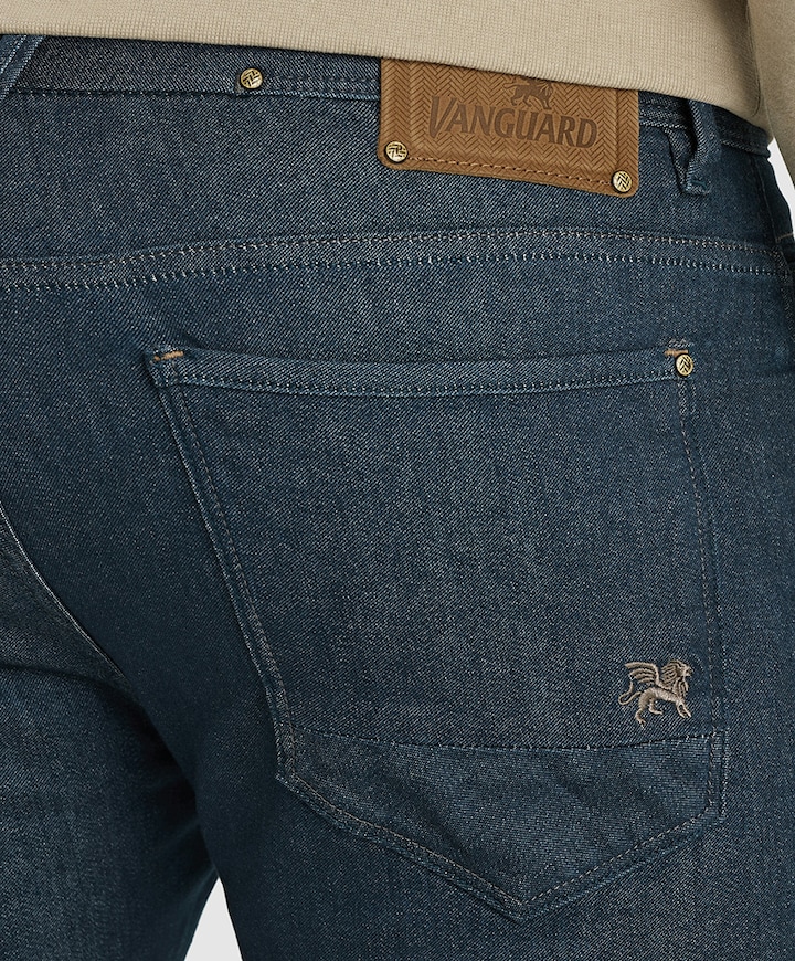 V850 RIDER RINSE TEAL jeans blauw