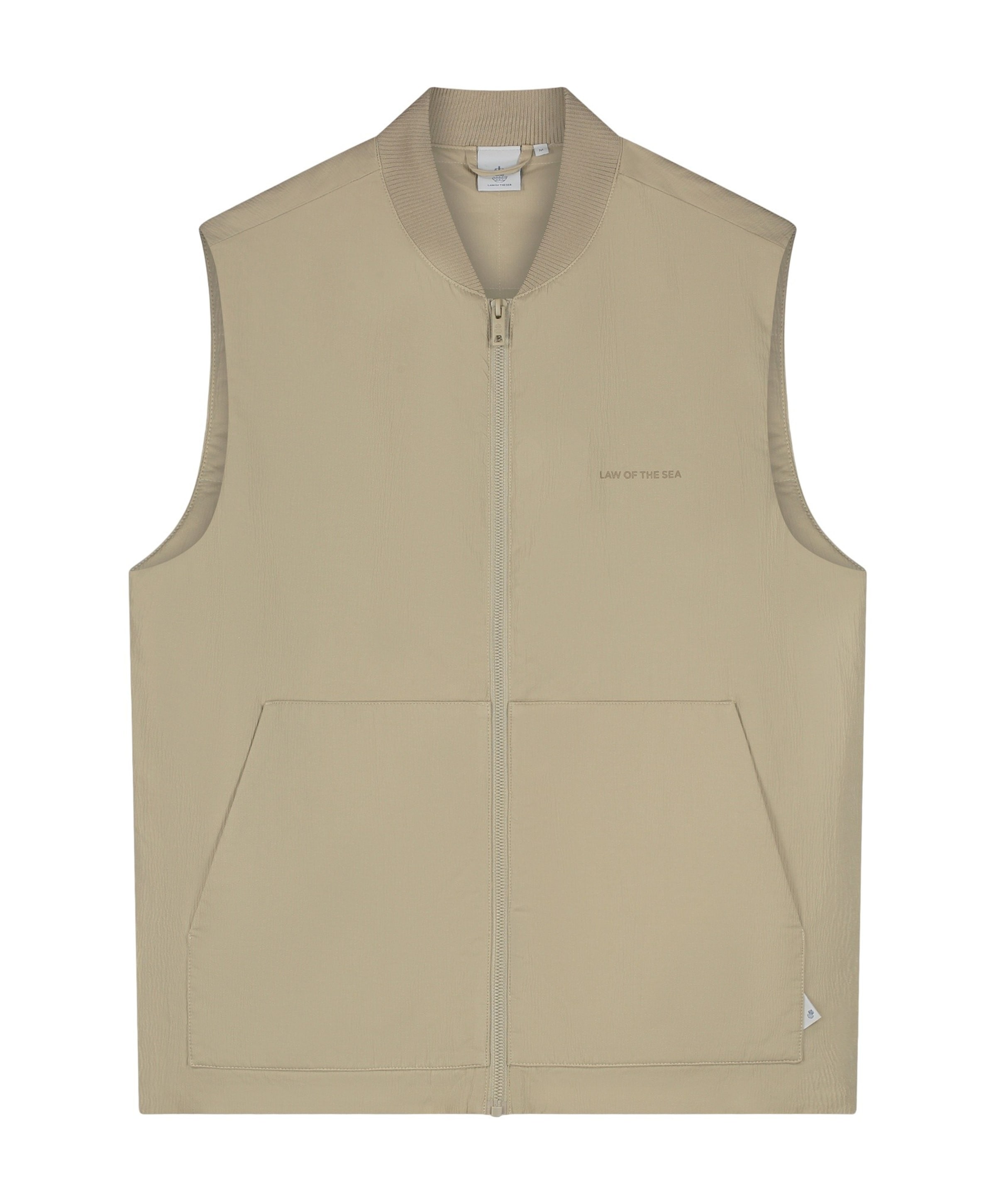 Heren bodywarmer beige