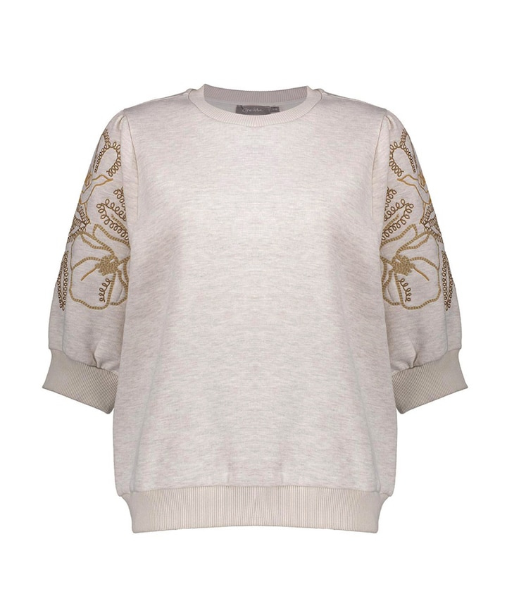 Dames sweater beige