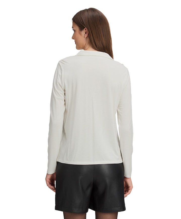 Dames longsleeve ecru