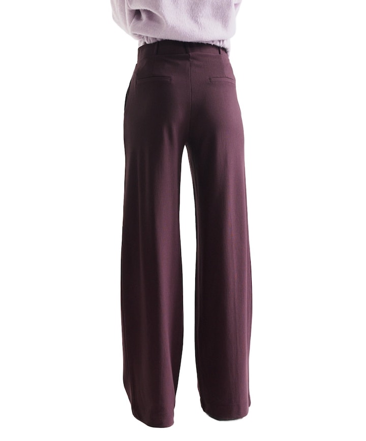 ALEID HVM 404 wide leg dames broek paars