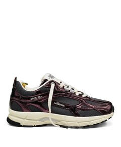 The Re-Run Cracked dames sneakers bordeaux